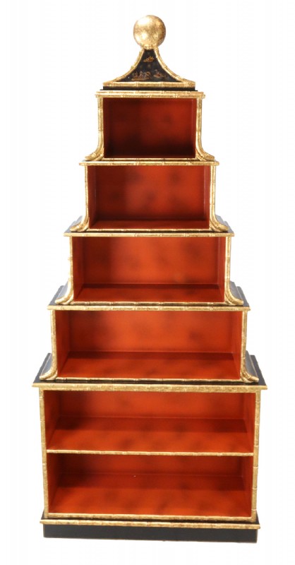 Asian style Open Etagere