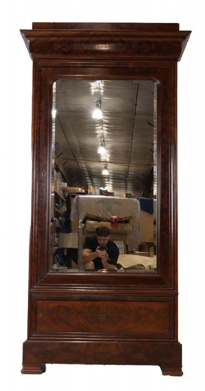 Antique Mahogany Louis Philippe Armoire