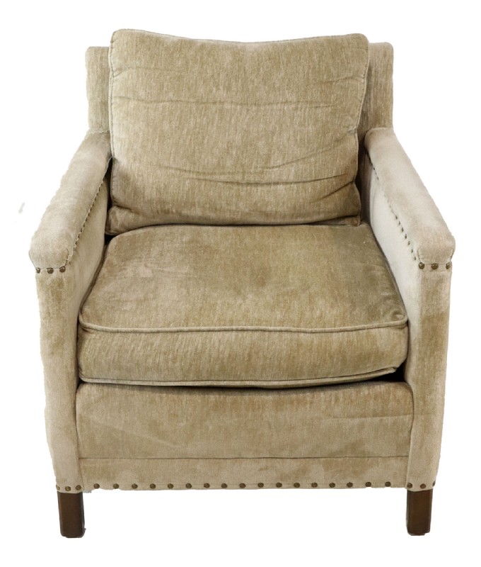 Nailhead Trim Upholstered Side Chair