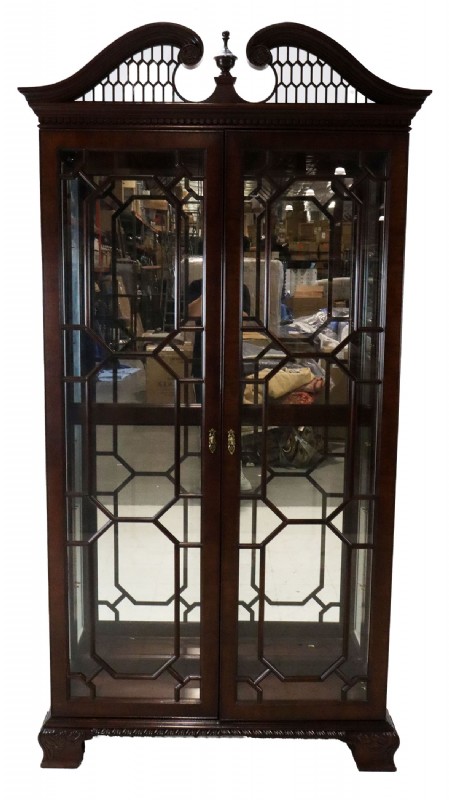 Wellington Hall Mahogany Curio Cabinet