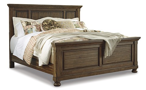 Panel front bed