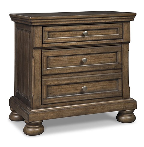 two drawer nightstand