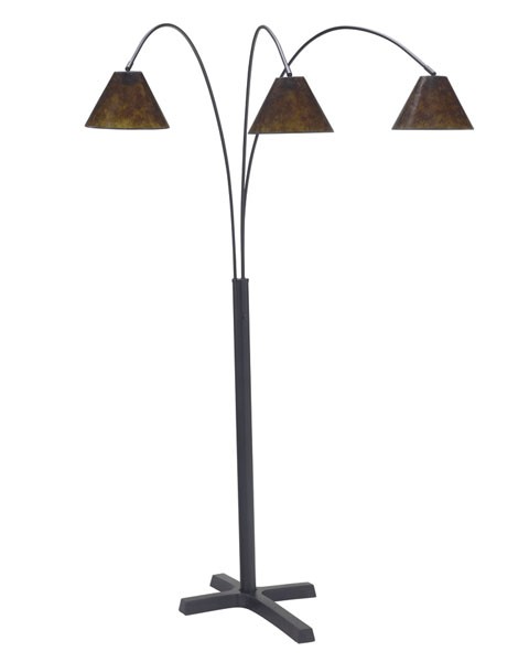 Matte Black Metal Arc Lamp