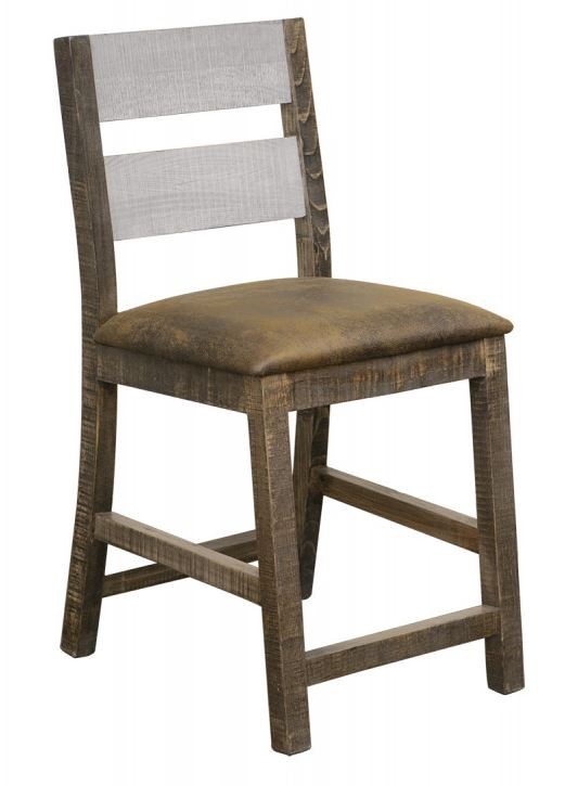 Pueblo Gray Counter Stool