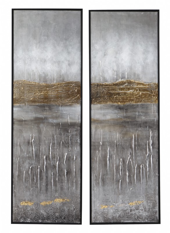 Set of Two Abtract Design Wall Art