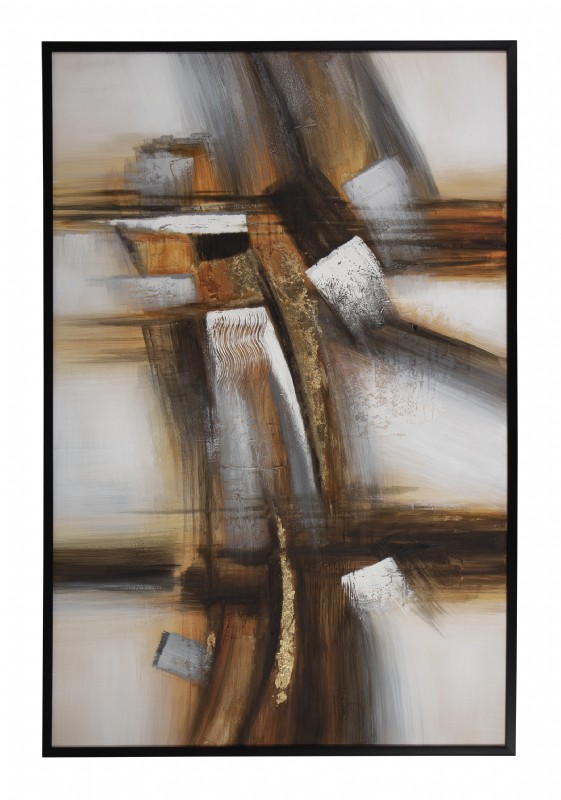 Brown Abstract Wall Art