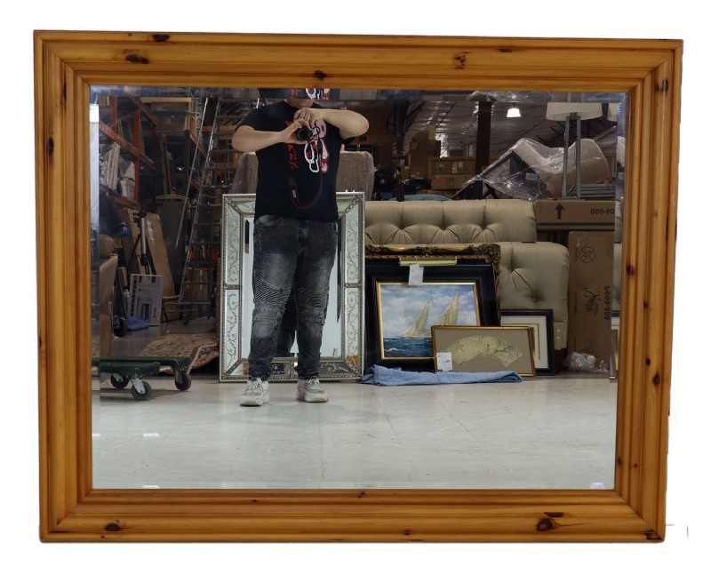 Pine Framed Wall Mirror