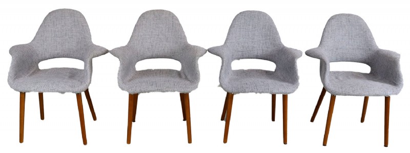 Set of 4 Mid Century Style Dining Chairs