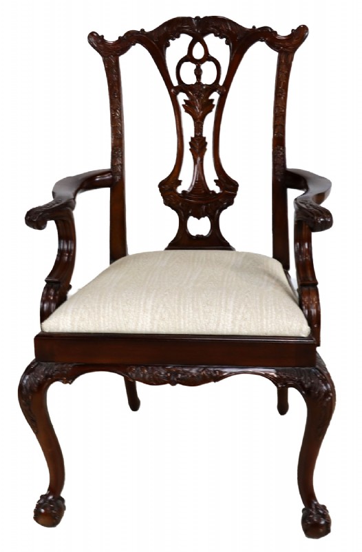 Set of 6 Chippendale Dining Chairs