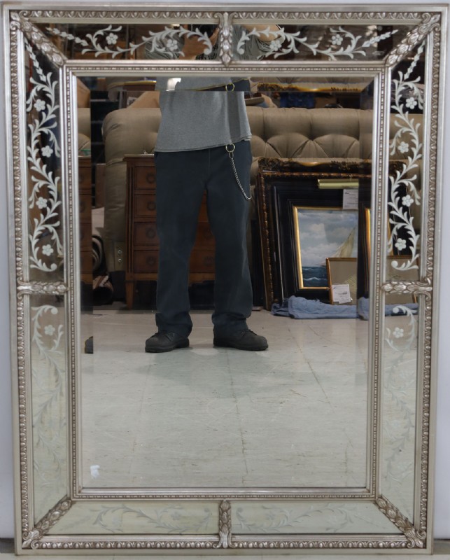 Ethan Allen Silver Wall Mirror