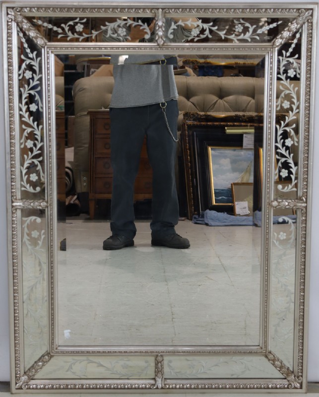 Ethan Allen Silver Wall Mirror