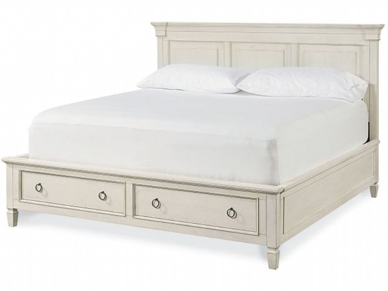 Queen Panel Storage Bed