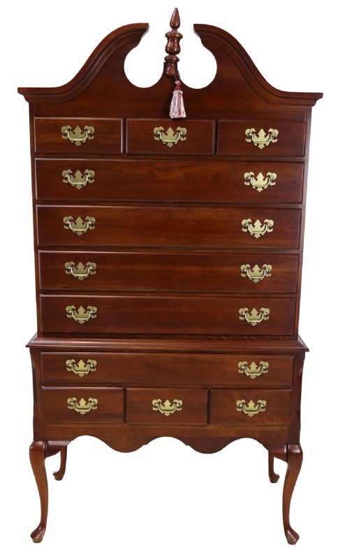 Queen Anne Highboy Cherry Dresser