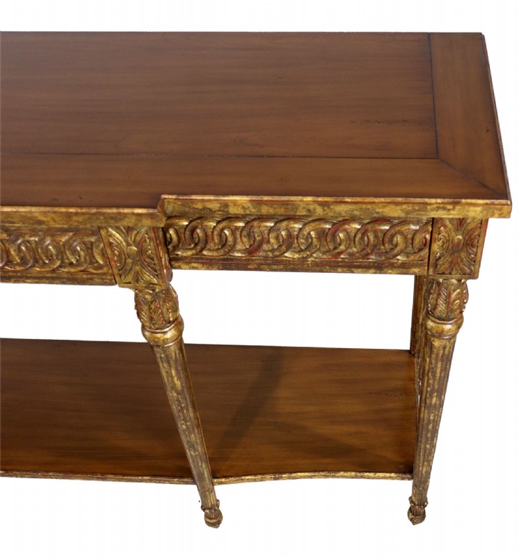 French Heritage Custom Narrow Console