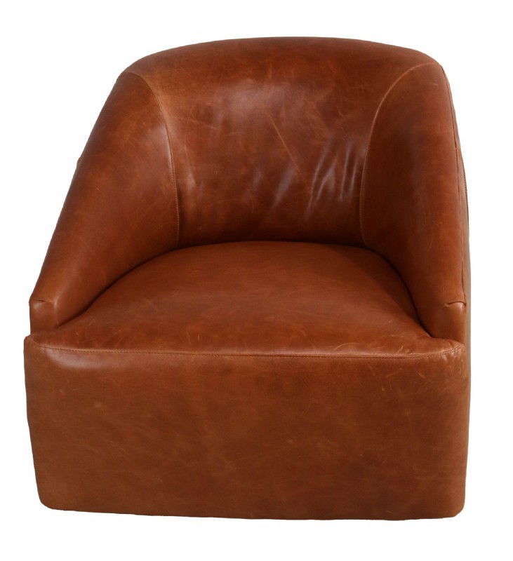 LEATHER SWIVEL CHAIRS