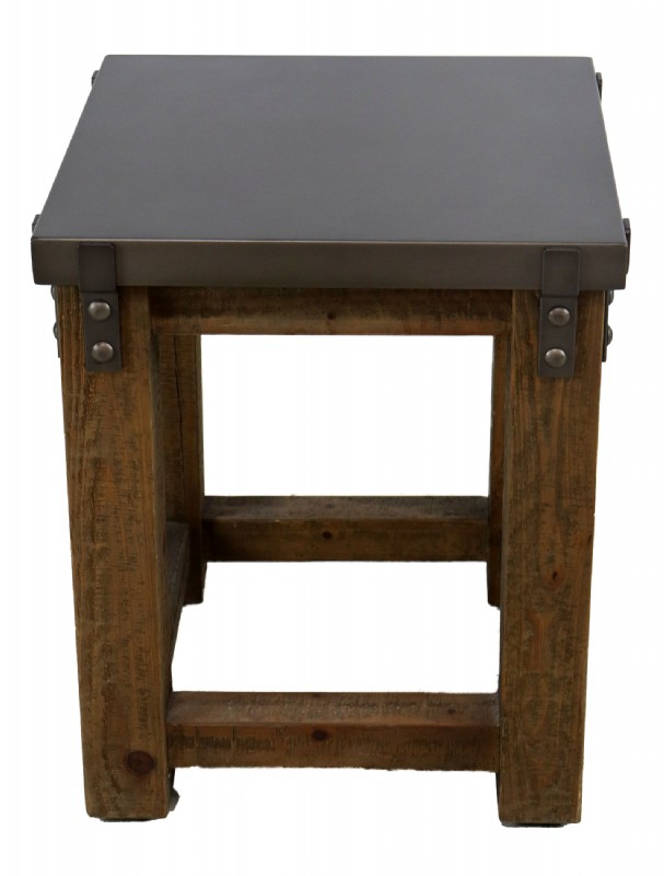 RH Hardware 20th Century Zinc top Side table