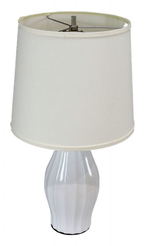 White Ceramic Table Lamp