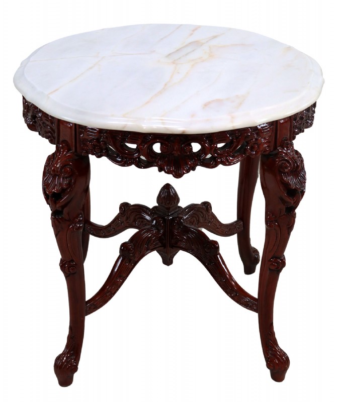 Marble Topped Round Table