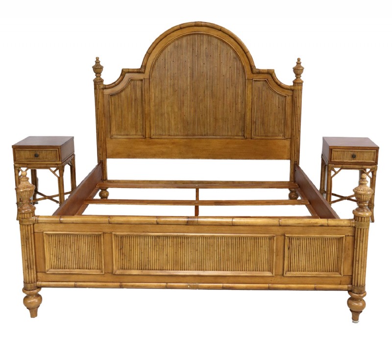 Tommy Bahama Island Estate King Bed and Nighstands