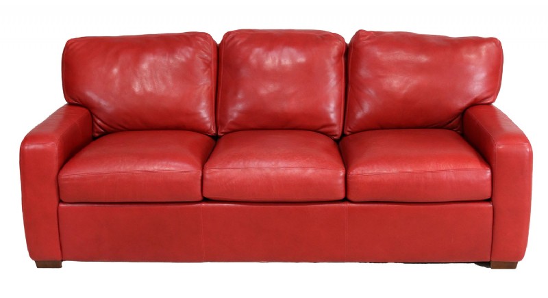 American Leather Three Cushion Sofa