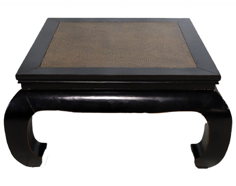 Black Painted Opium Table