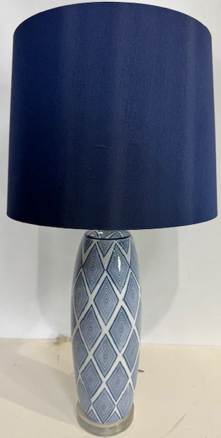 Blue & White Ceramic Table Lamp