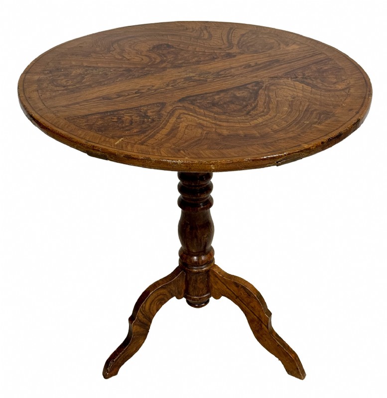 Grain Painted Irish Tea Table Ca 1840