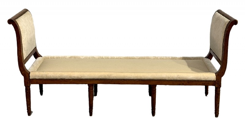 French Late 19th C. Canape Noyer