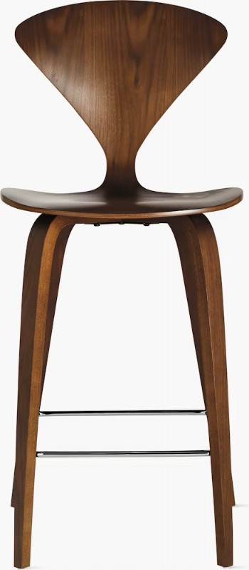 Cherner Walnut Counter Stool