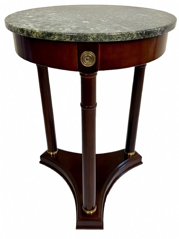 Vintage Regency Stlye Marble top Side Table