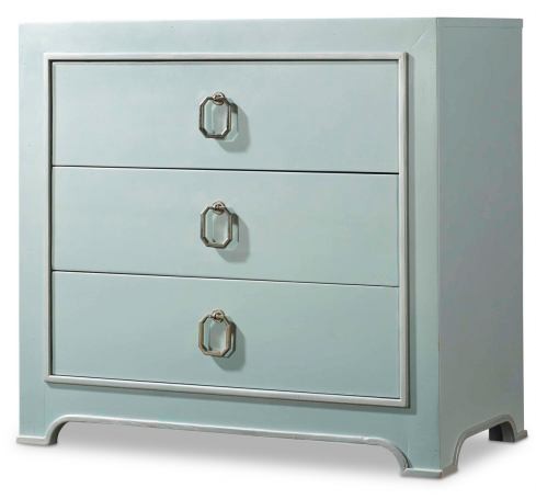 Mélange Lia Drawer Chest in Powder Blue