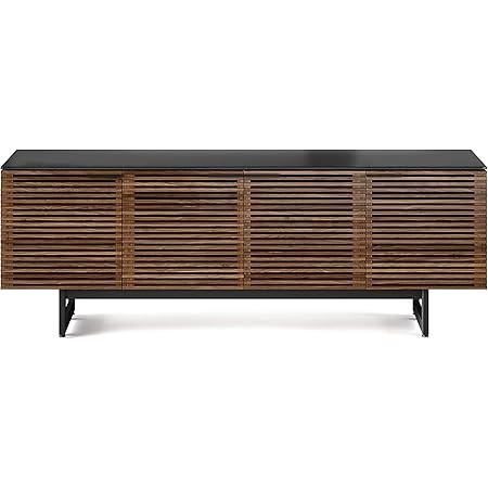Corridor Natural Walnut Low Quad Cabinet