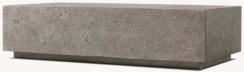 Ixtapa Rectangular Stone Coffee Table