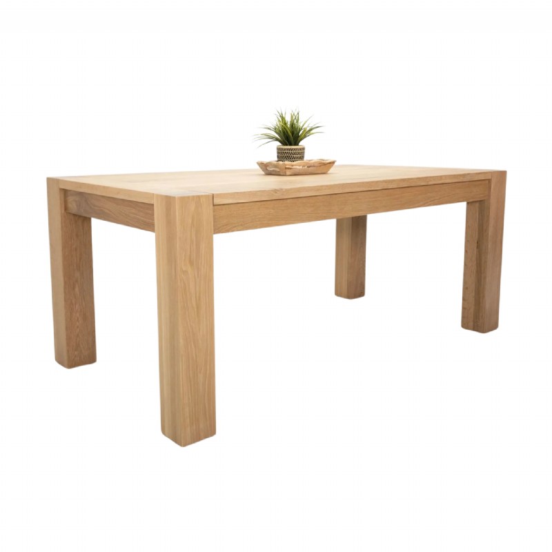 Jaqi Dining Table in Seawashed White Oak
