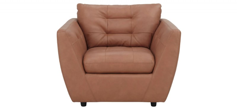 Damar Tan Leather Club Chair