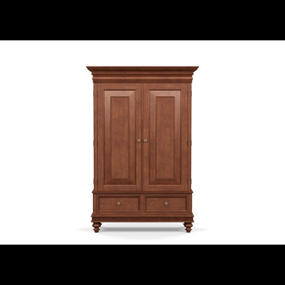 Ethan Allen Calvin Cherry Clothing Armoire