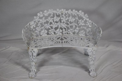 Antique Cast Iron Bench