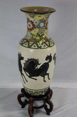 Oversized Asian Vase