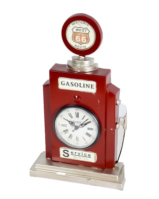 VINTAGE GAS PUMP CLOCK