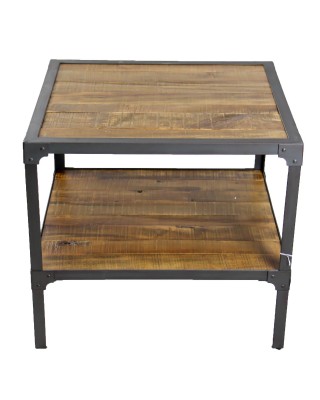 Rustic Two Tiered End Table