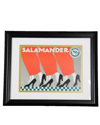Framed Print Of Salamander By Ernst Deutsch