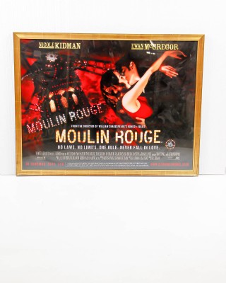 Framed Original Moulin Rouge Poster