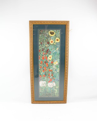 Gustav Klimt Garden of Sunflowers Print