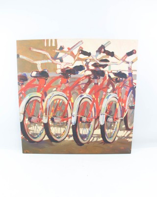 Modern Abstract Cruiser Bicycles Print