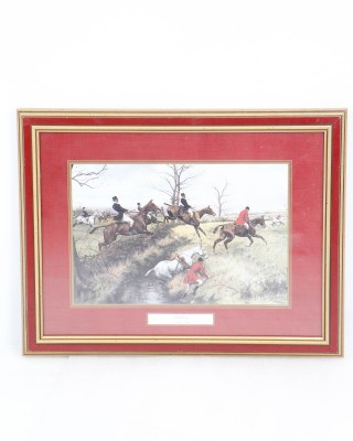 Full Cry Print by George Wright