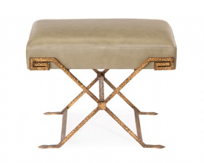 Marcel Leather Ottoman