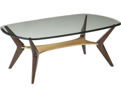 Aldena Glass Top Cocktail Table