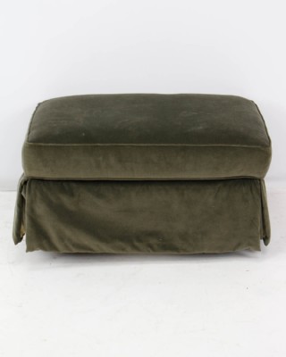 Ethan Allen Ultrasuede Ottoman