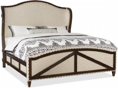 Queen upholestered bed
