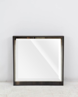 Solid Brass Milled Frame Mirror